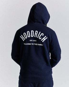 Volcano Hoodie - Navy/White