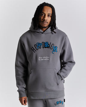 Shadow Hoodie - Grey/Black/Blue