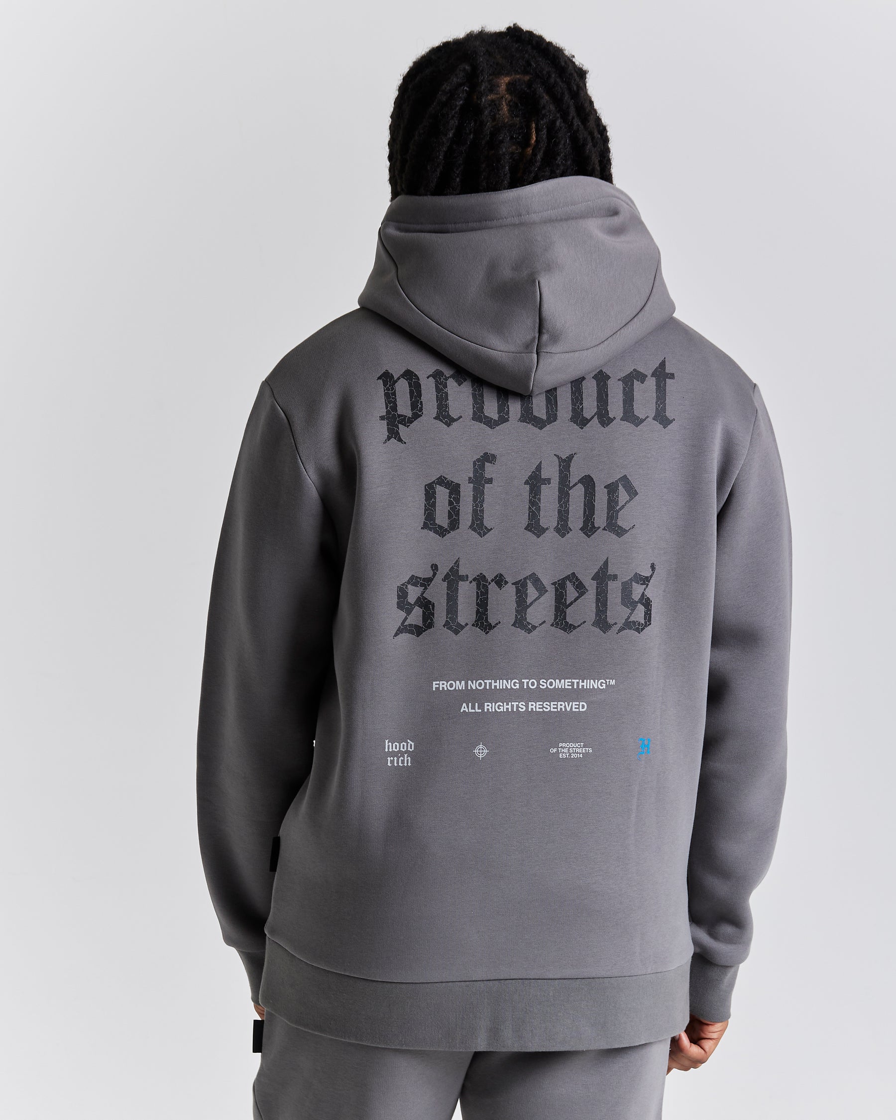 Shadow Hoodie - Grey/Black/Blue