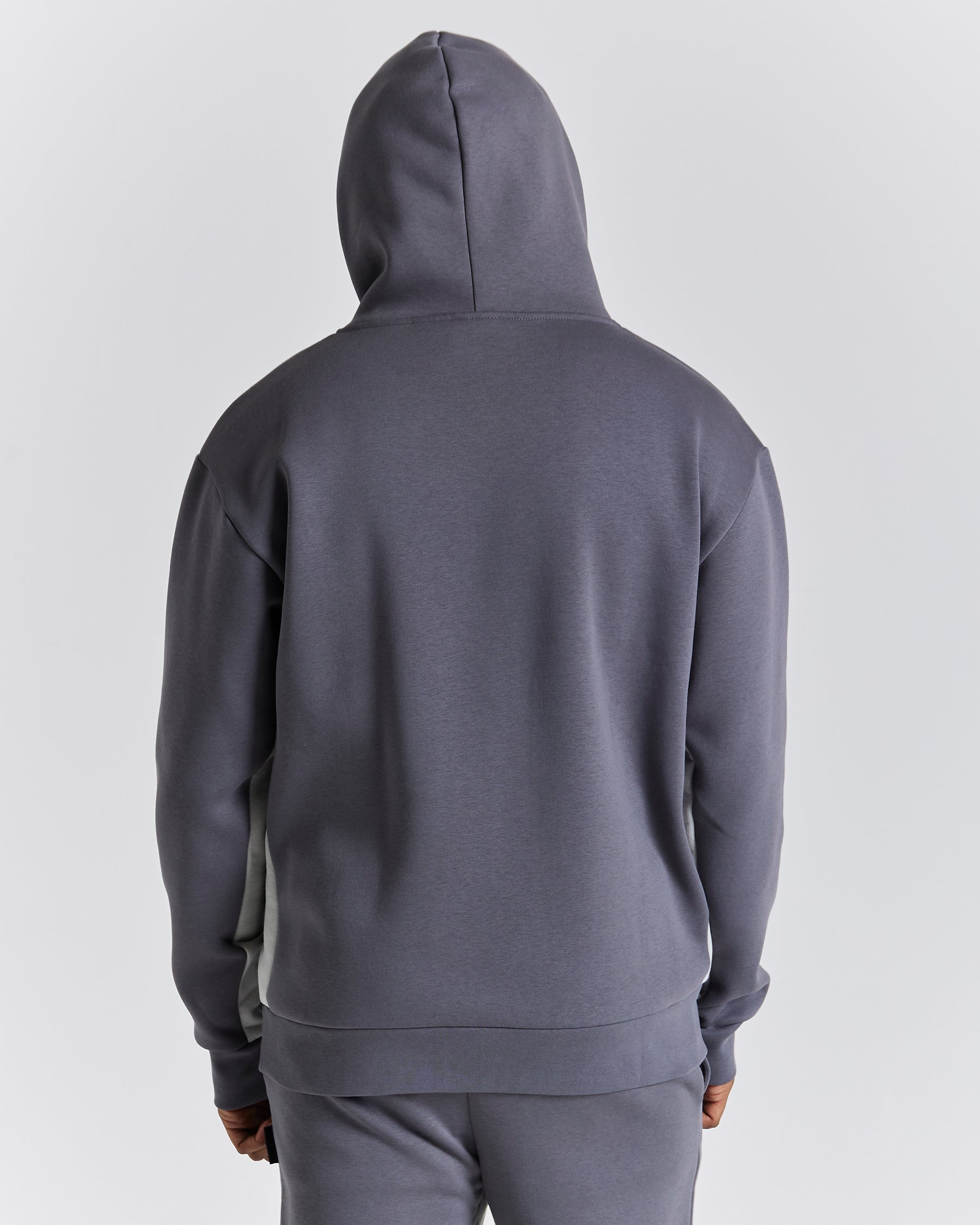 Rec Relaxed Hoodie - Grey/White