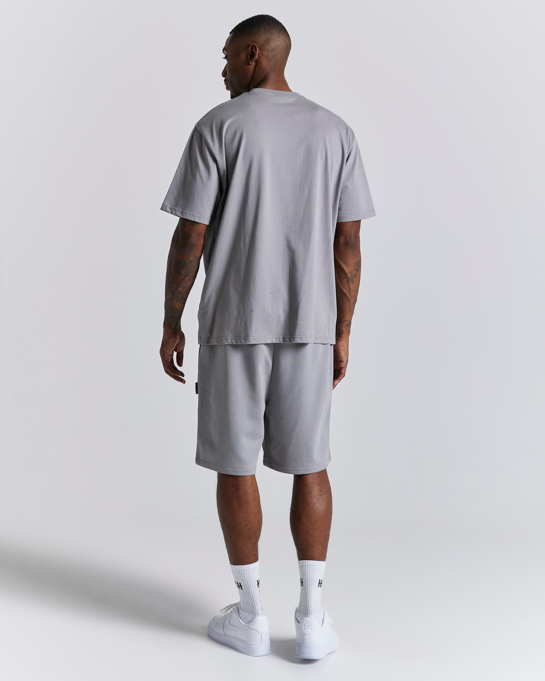 Core Shorts Set - Grey/White