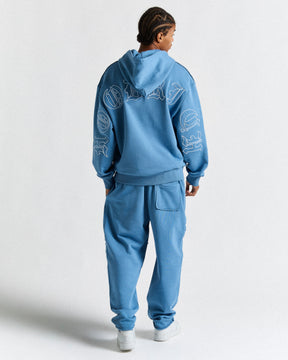 Helix Oversized Joggers - Blue