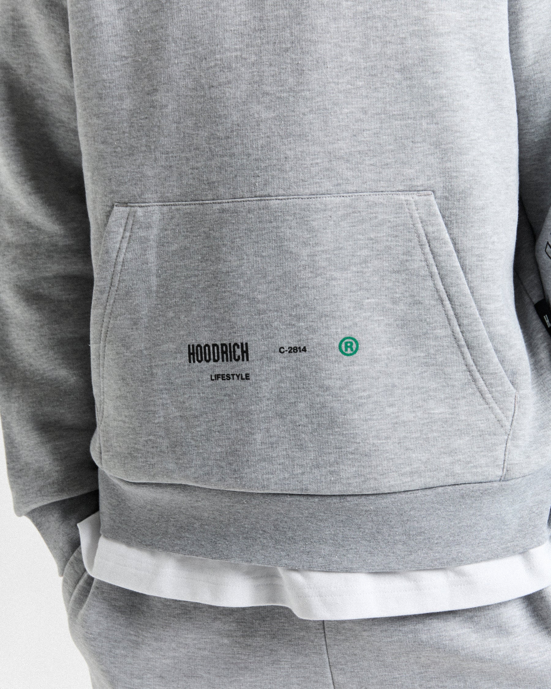 Caliber Hoodie - Grey/Black/Green