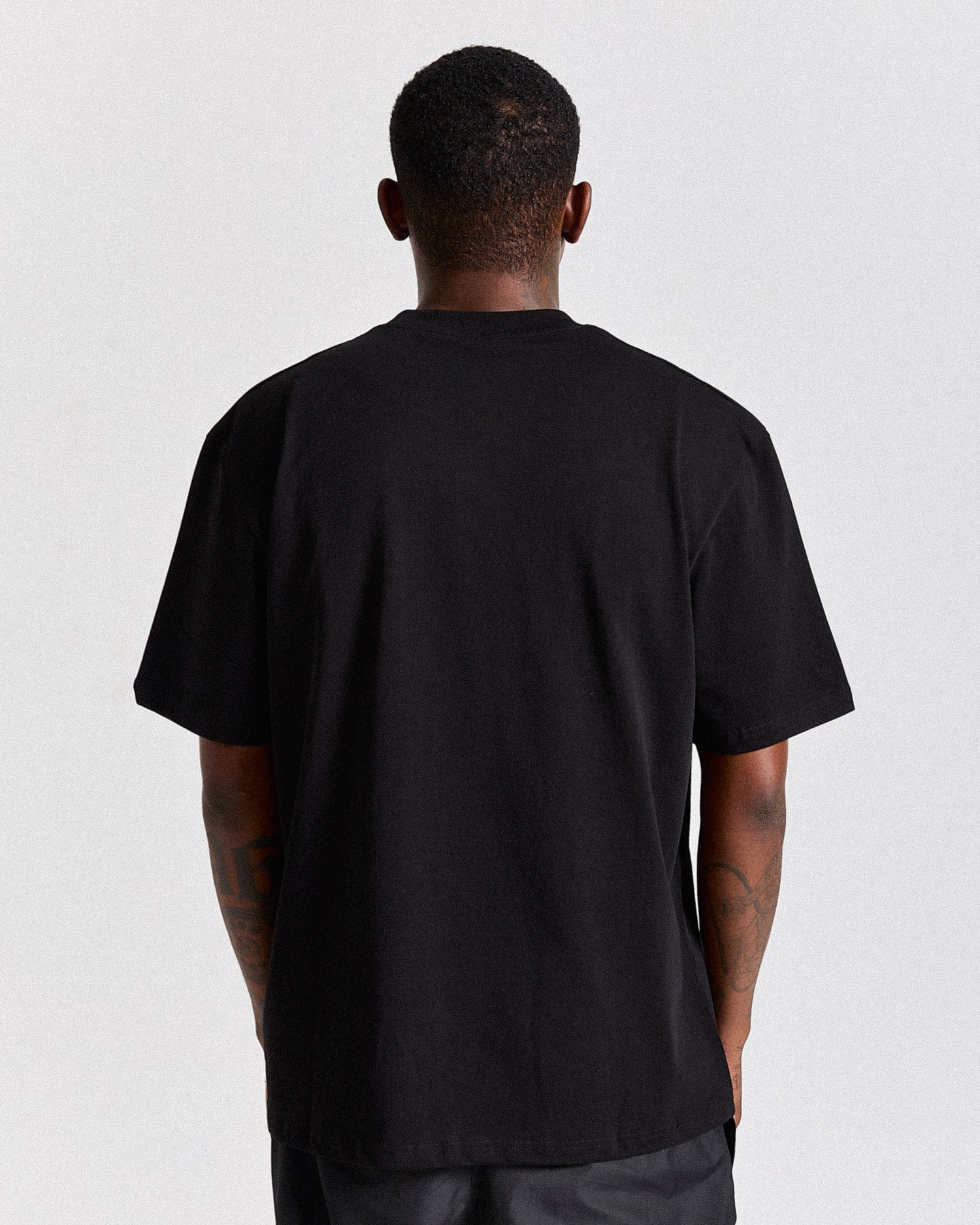 Mural Oversized T-Shirt - Black/Red