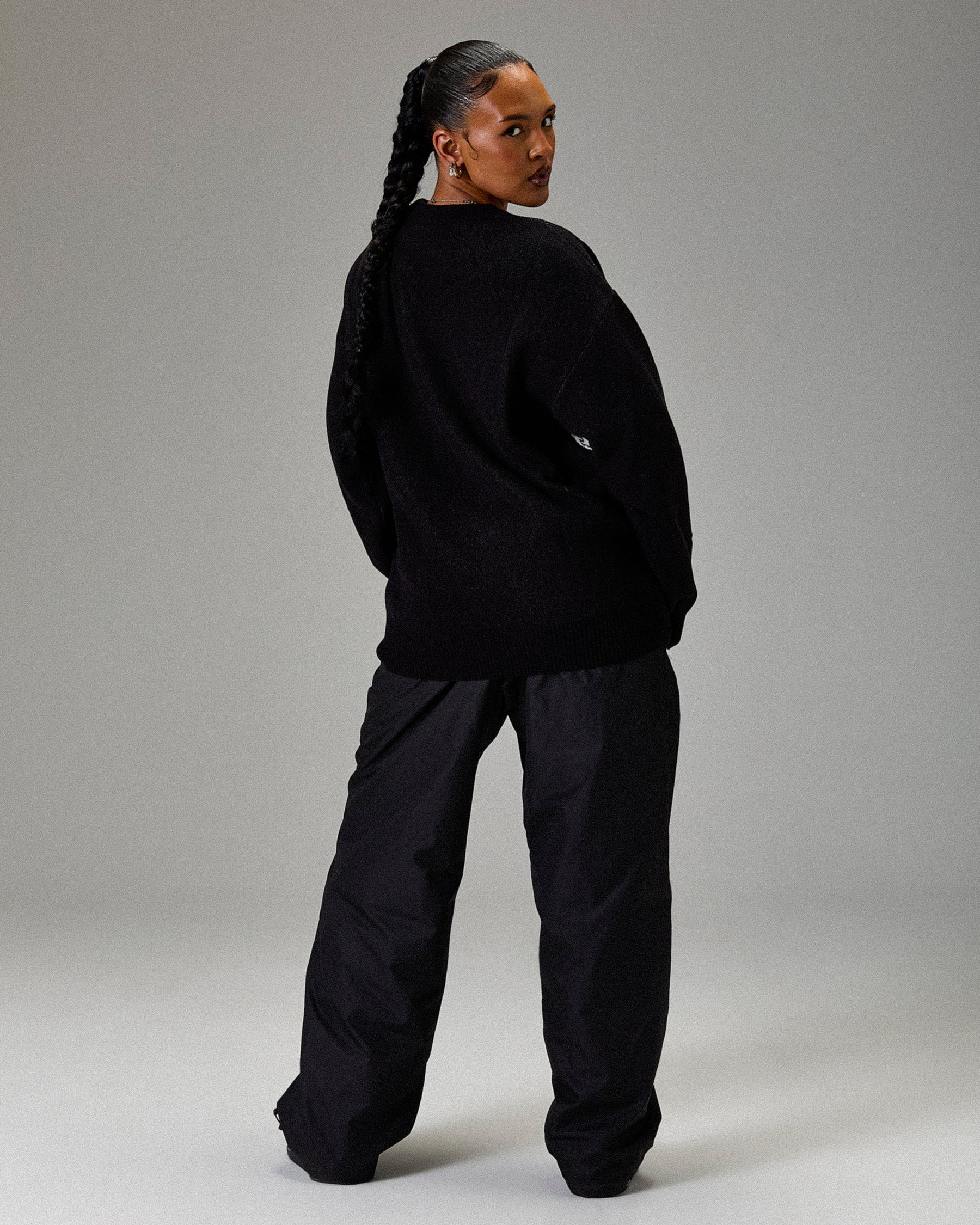 The Winner's Circle Wreckage Knitwear Sweater - Black/white