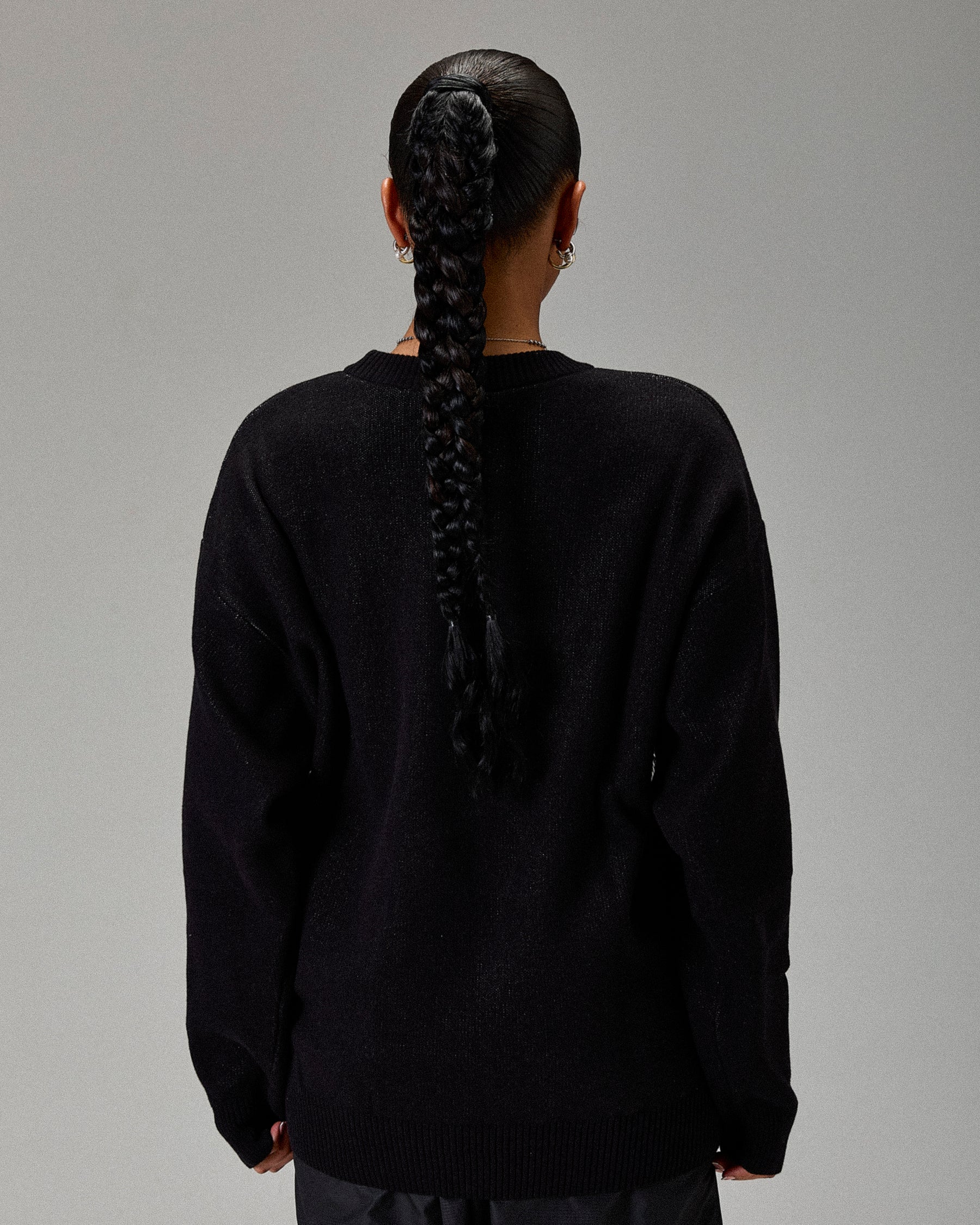 The Winner's Circle Wreckage Knitwear Sweater - Black/white