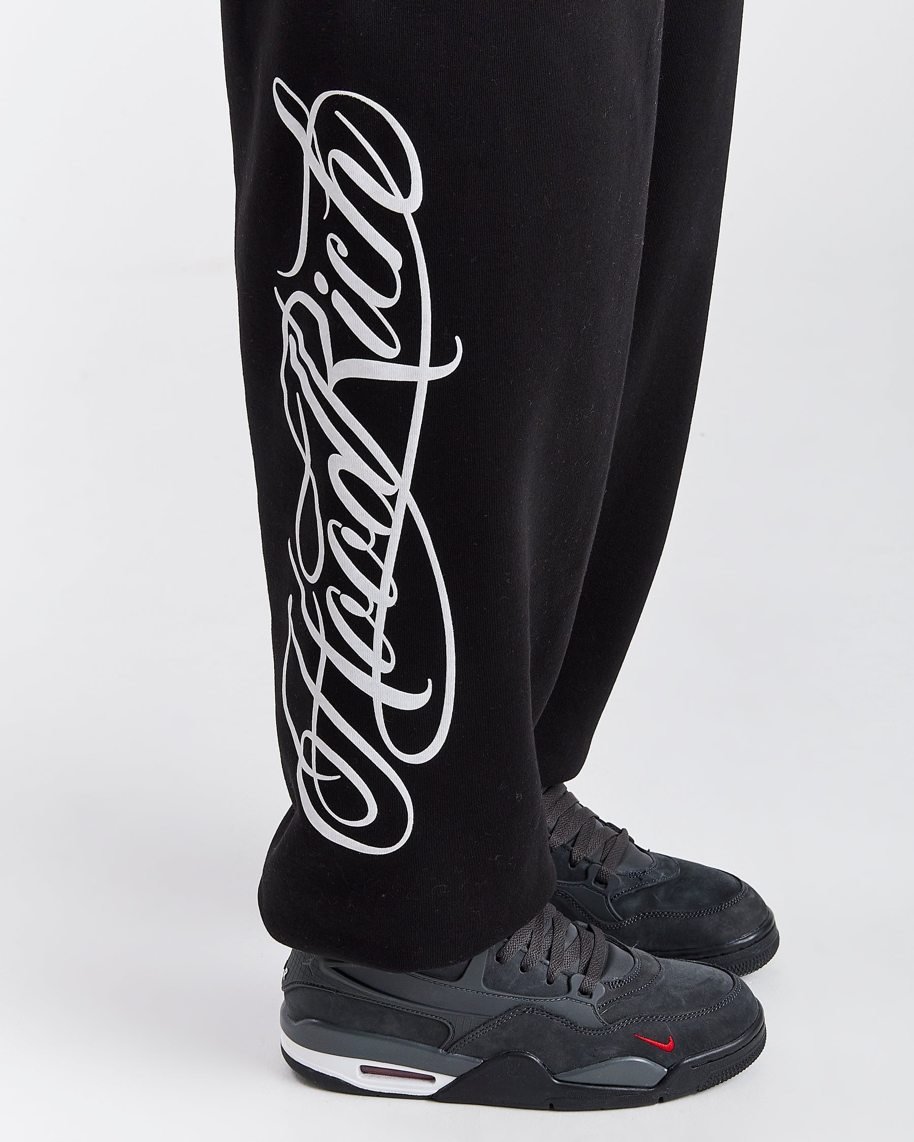 Vox Oversized Joggers - Black/Red