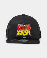 Tag Snapback Trucker Cap - Black/Red/Orange