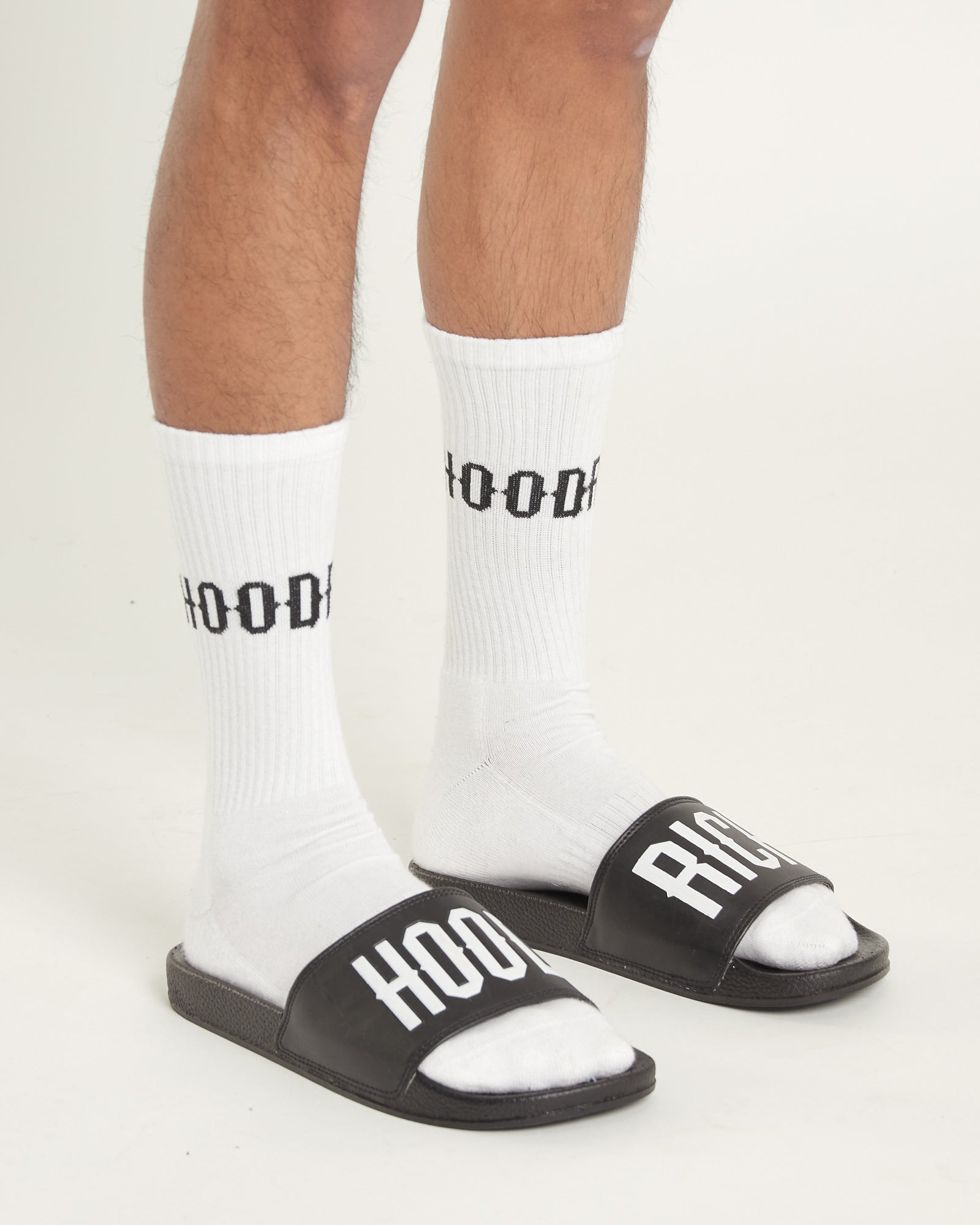 OG Core 3 Pack Crew Socks - White/Black