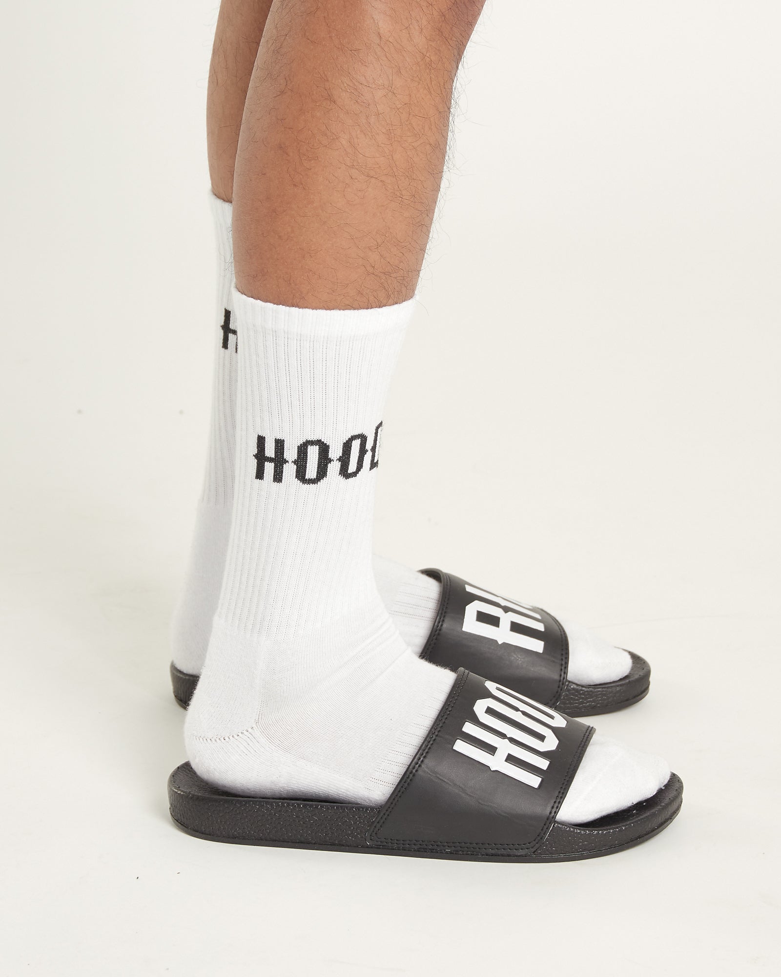 OG Core 3 Pack Crew Socks - White/Black