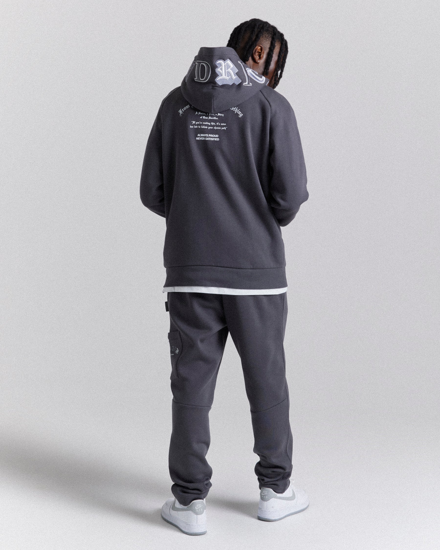 Heat Hoodie - Grey/White