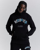 Shadow Hoodie - Black/White/Blue