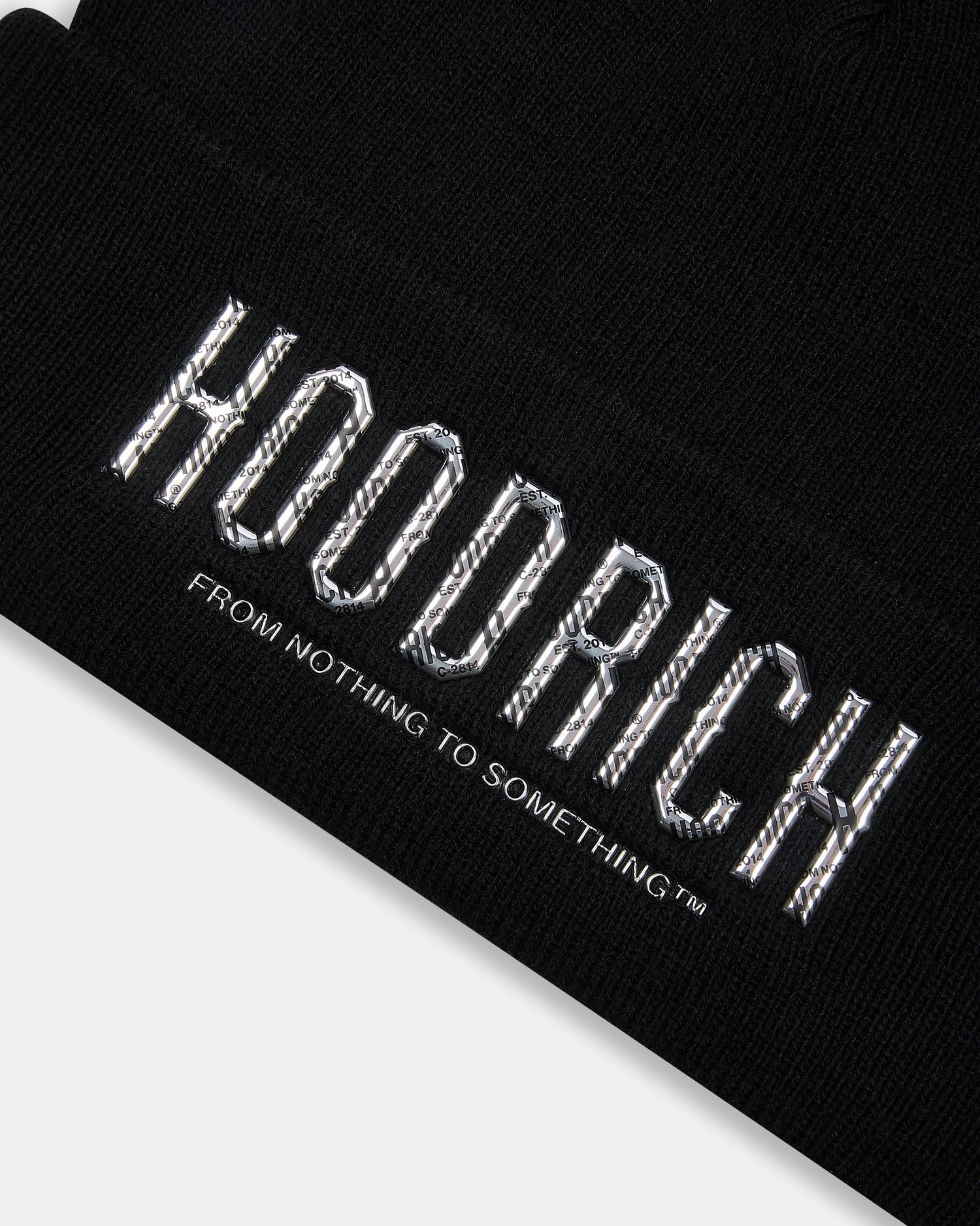 Icarus Beanie - Black/silver