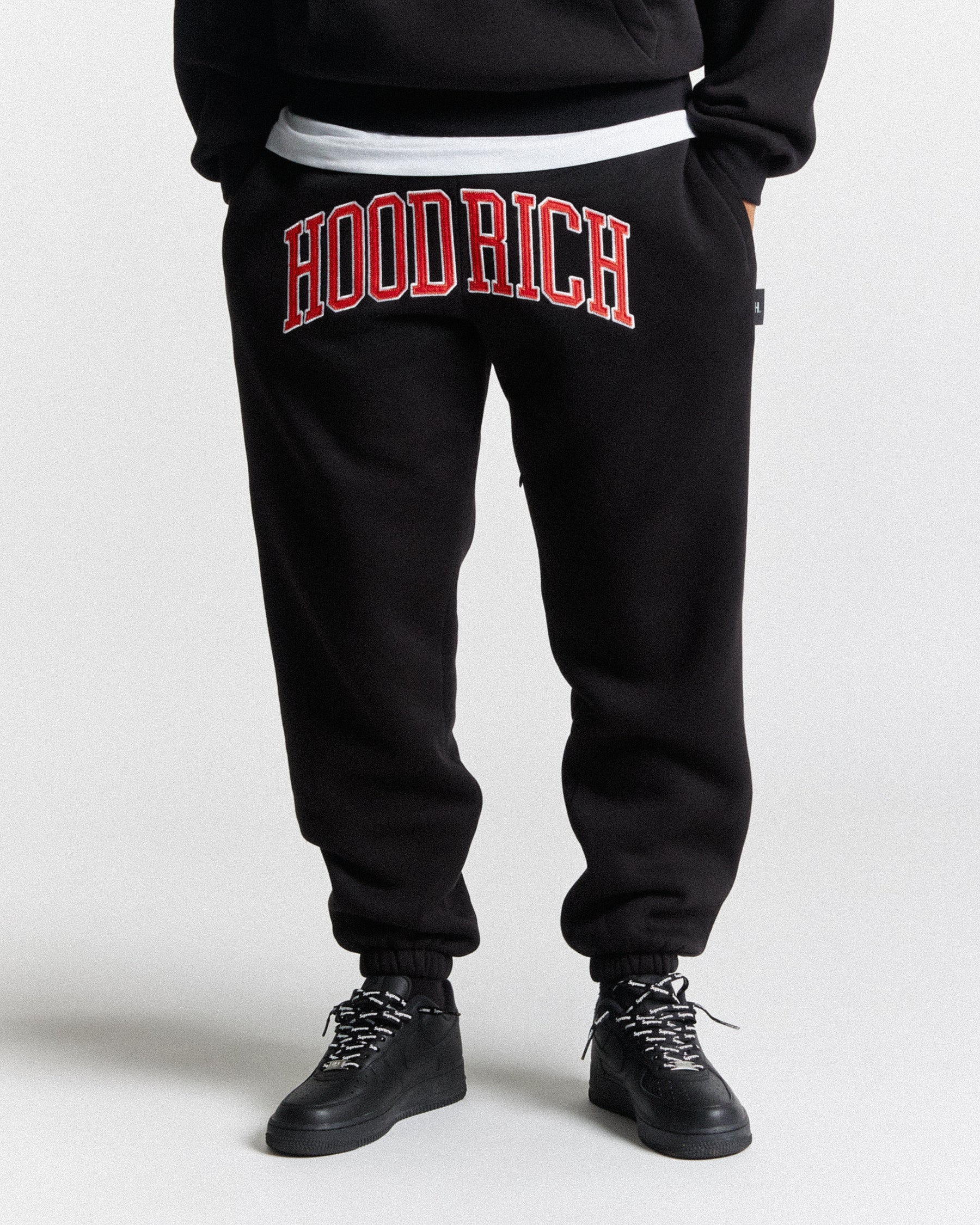 Phoenix Oversized Joggers - Black/White/Red