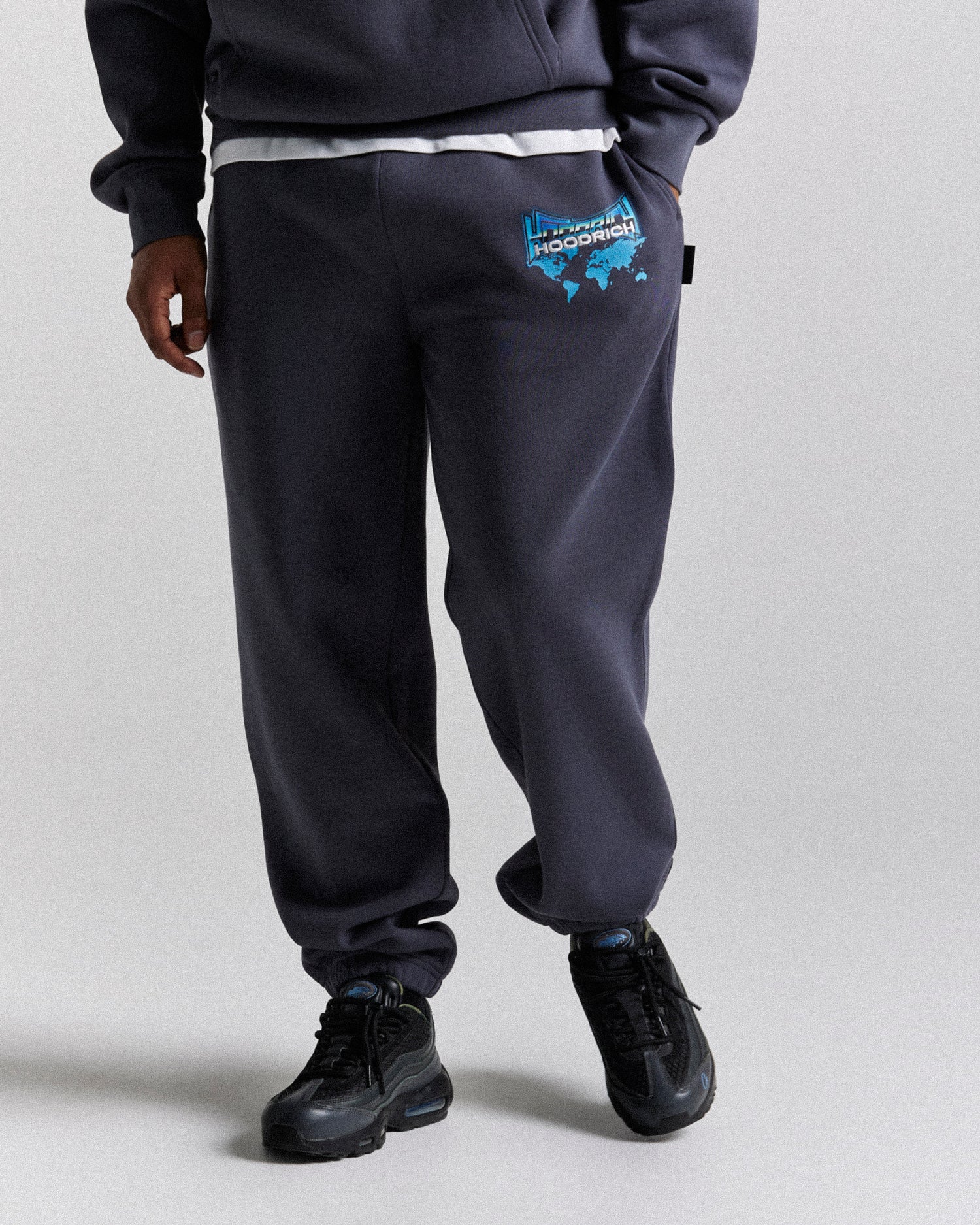 Worldwide Oversized  Jogger - Blue/White