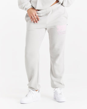 Jewel Joggers - Light Grey/Pink