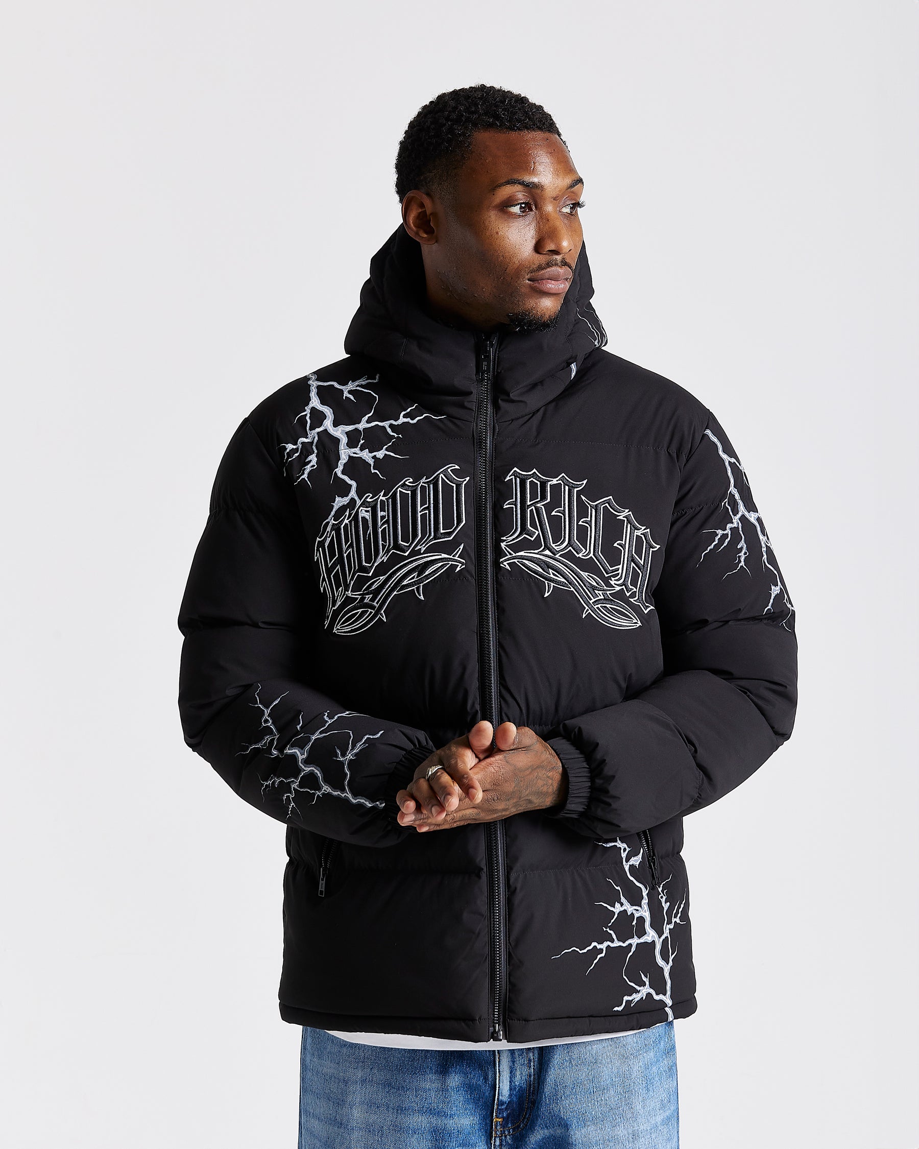 Dark Jacket - Black/White