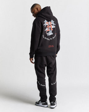 Empire Hoodie - Black/White/ Red