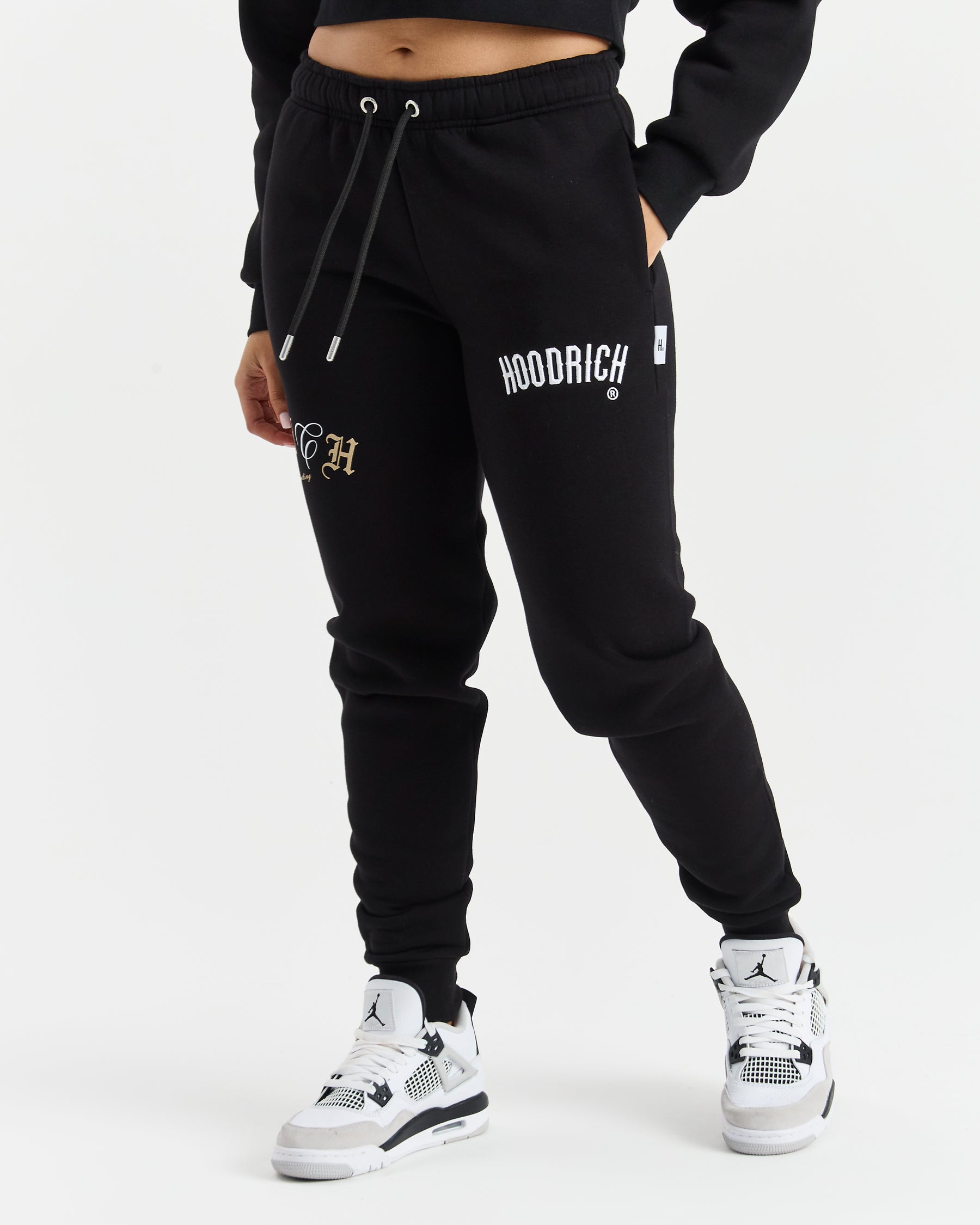 Calor Joggers - Black/Cream/Tan