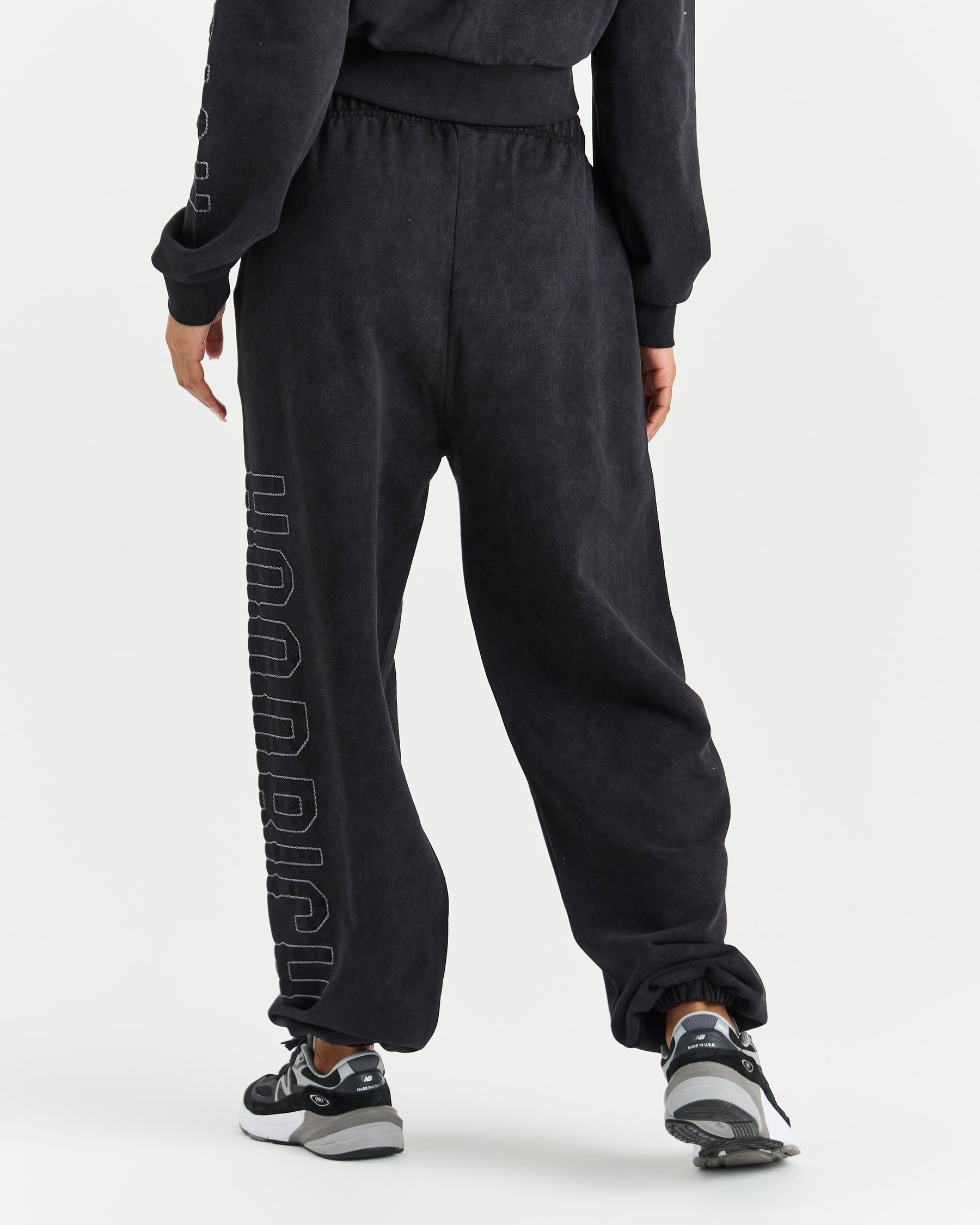 Erode Oversized Joggers - Black Wash