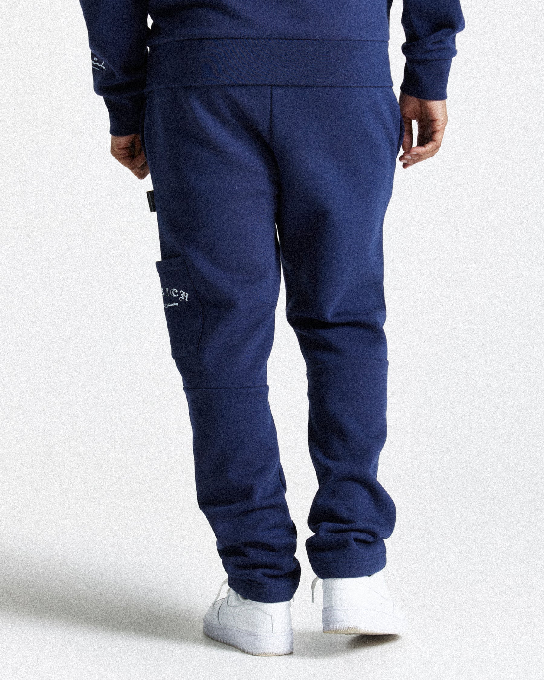 Stature Joggers - Navy/White