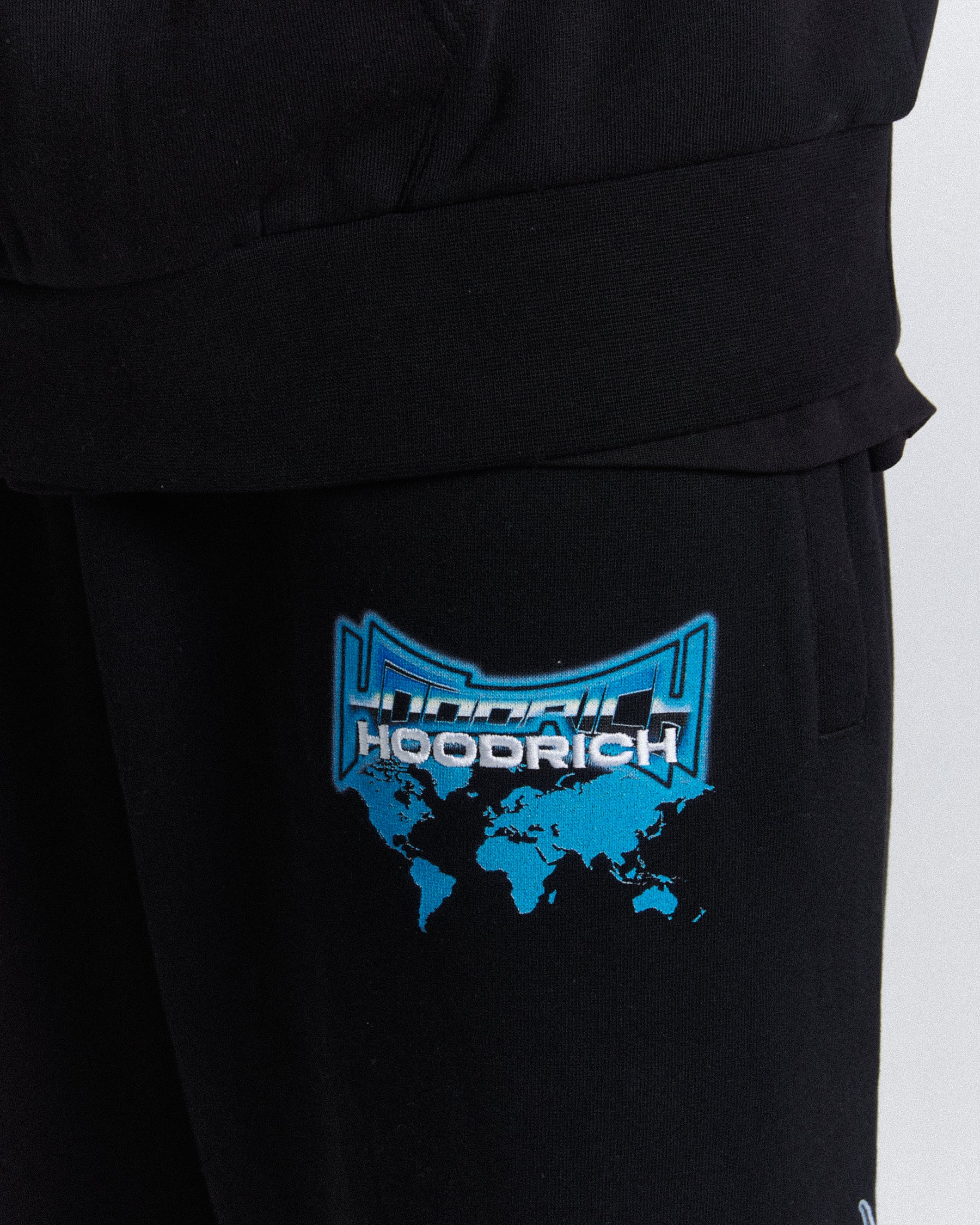 Worldwide Oversized Joggers - Black/White/Blue