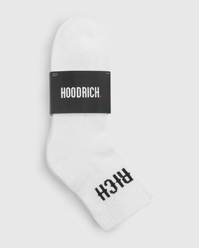 OG Core 3 Pack Quarter Socks - White/Black