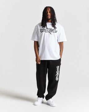 Triluxe Oversized T-Shirt - White/Black