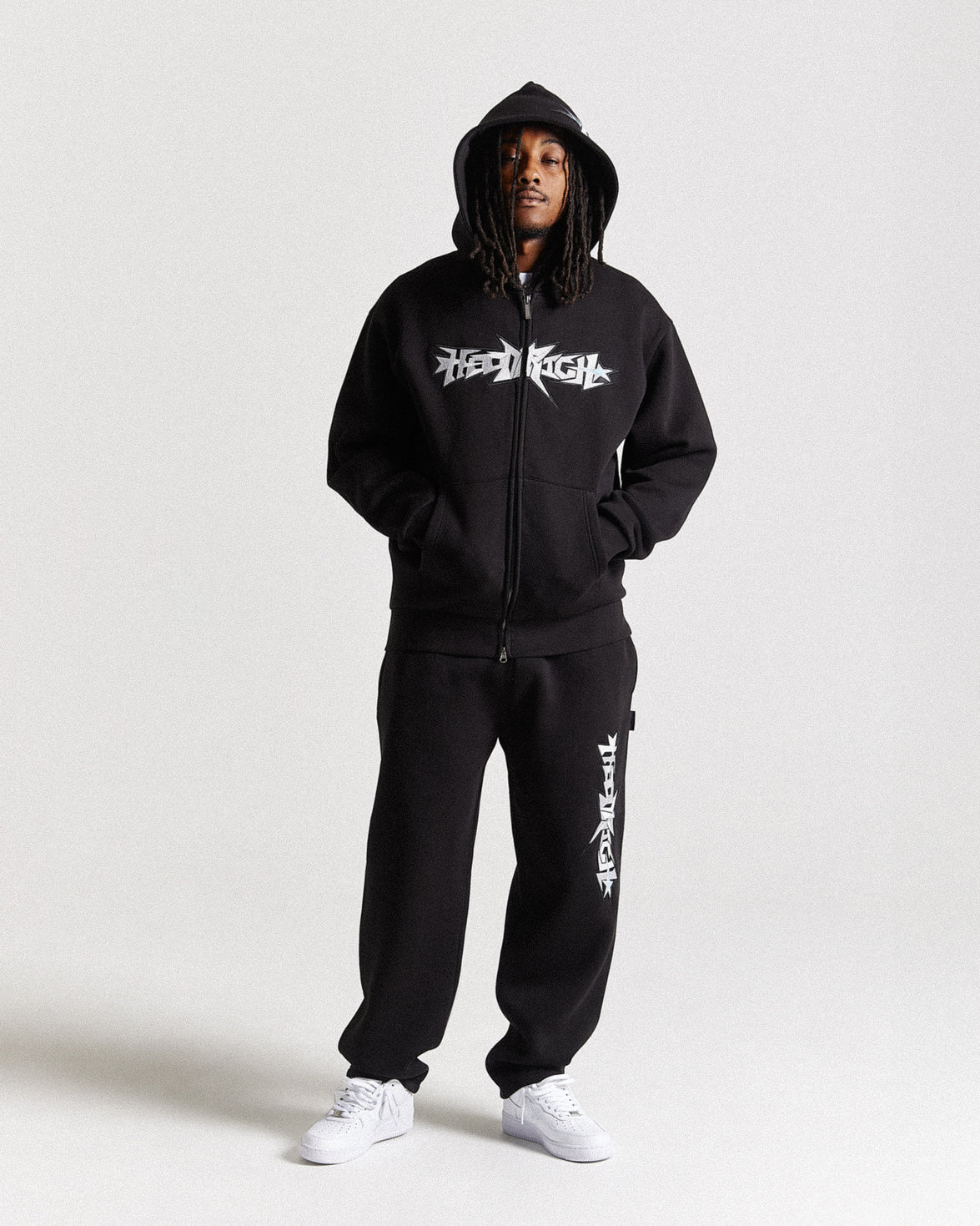 Triluxe Oversized Jogger - Black/White
