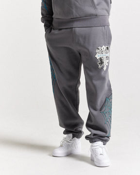 Cross Oversized Jogger - Grey/Blue