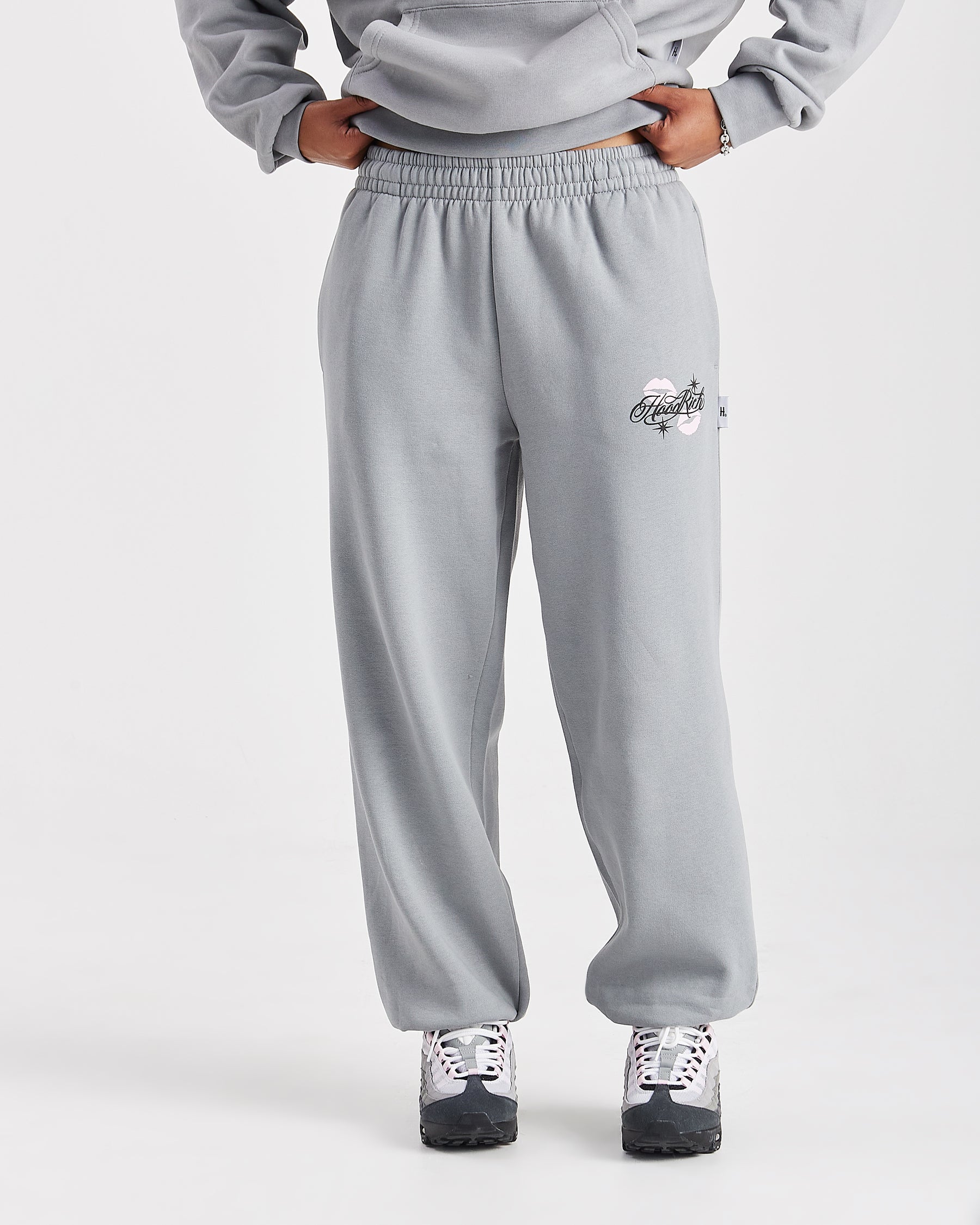 Vision Oversized Jogger - Grey/Pink/Black