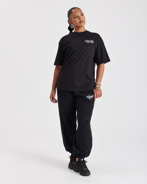 Vision Oversized T-Shirt - Black