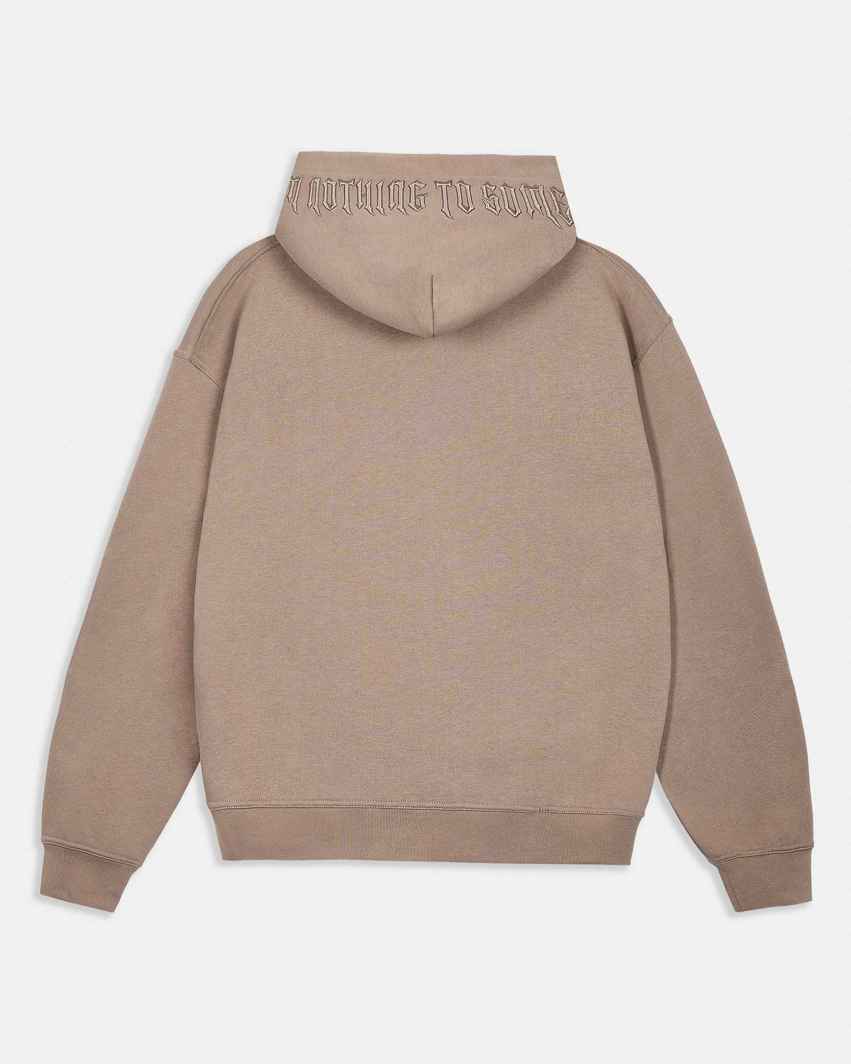 Ritual Oversized Zip Hoodie - Brown/White/Black