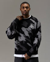 The Winners Circle Knitwear Sweater - Black/Camo