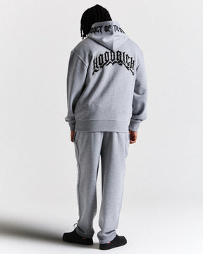 Ritual Oversized Hoodie - Grey/Black