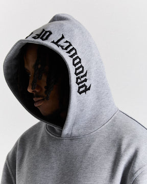 Ritual Oversized Hoodie - Grey/Black