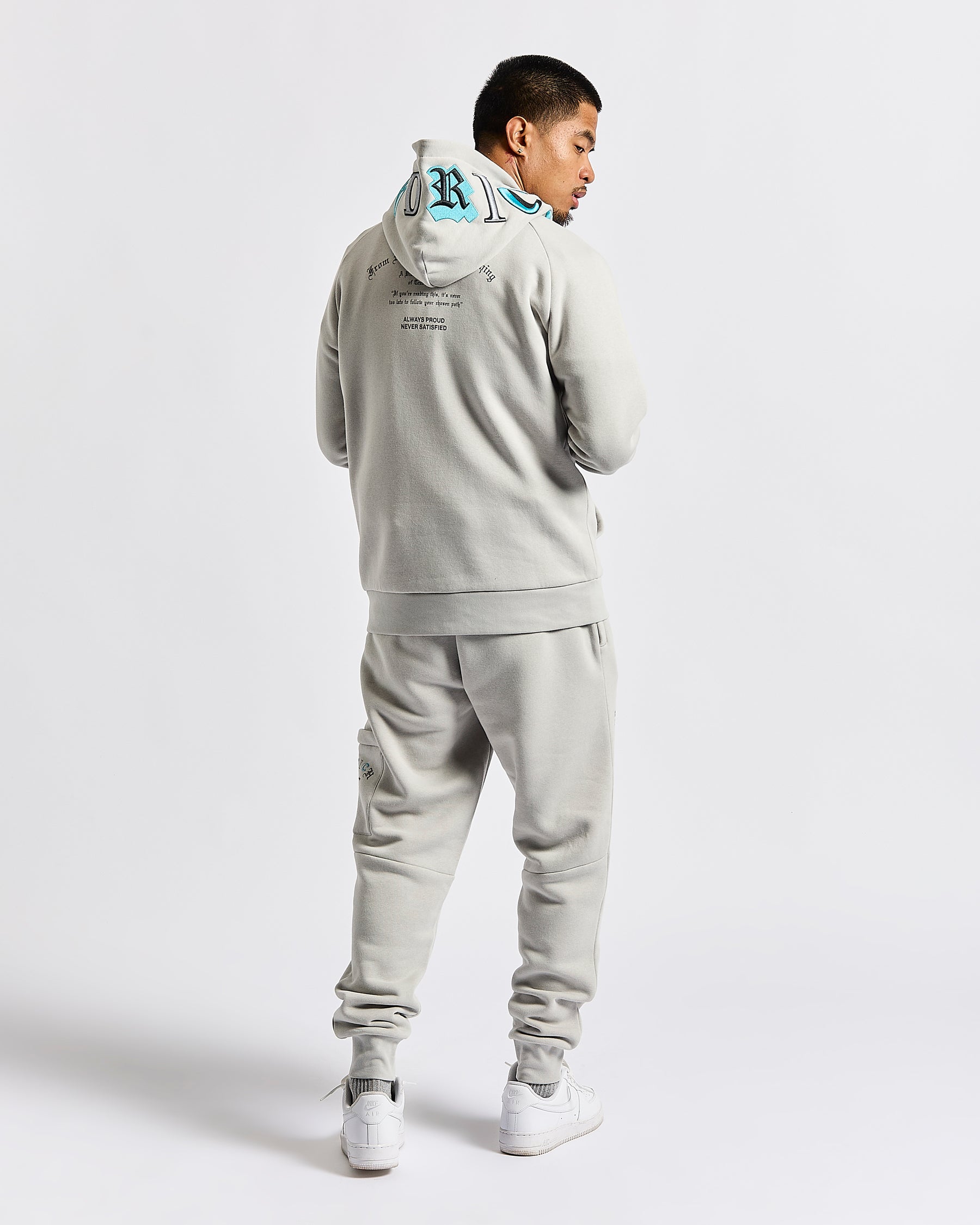 Heat Jogger - Light Grey/Black/Blue