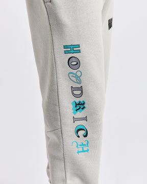 Heat Jogger - Light Grey/Black/Blue