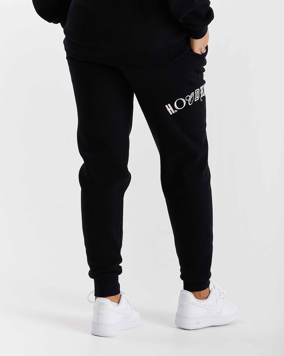 Calor Slim Joggers - Black/Pink/Silver