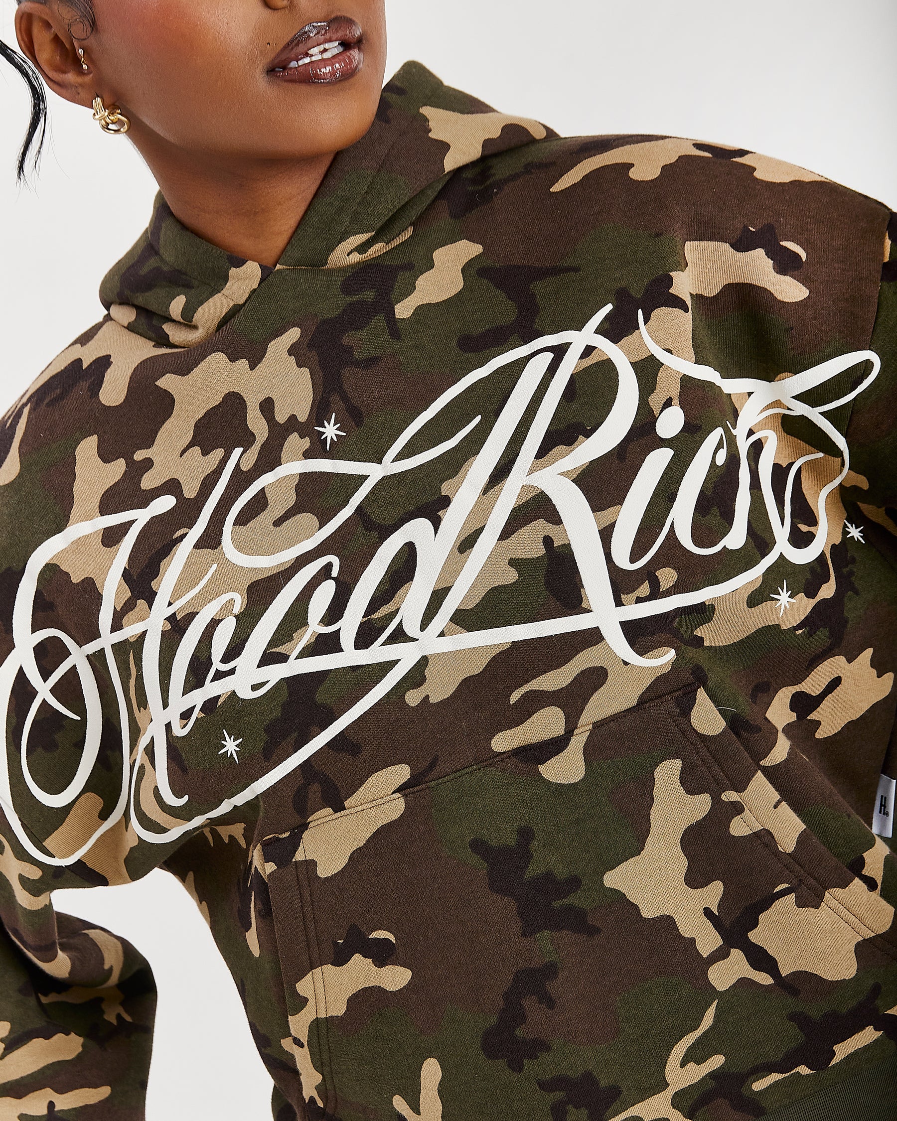 Solace Mid Length Hoodie - Camo