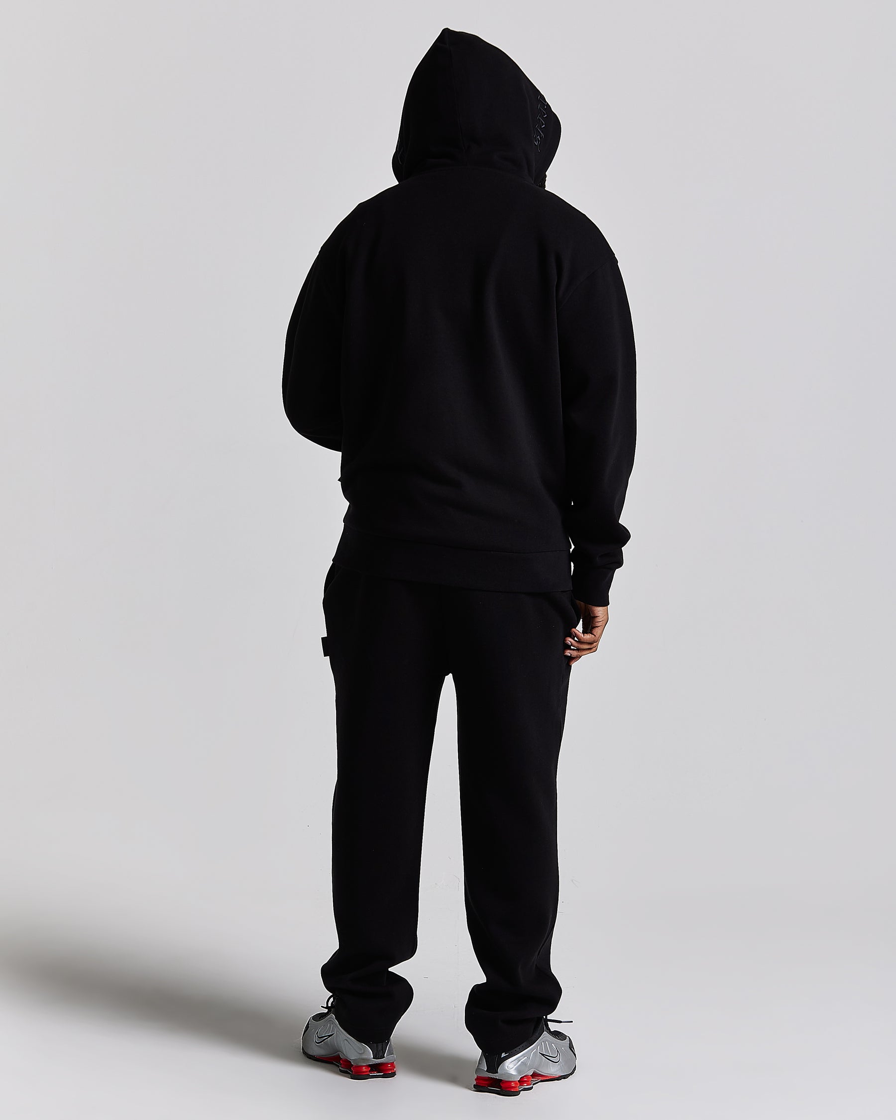 Iron Oversized Open Hem Jogger - Black/Grey/White