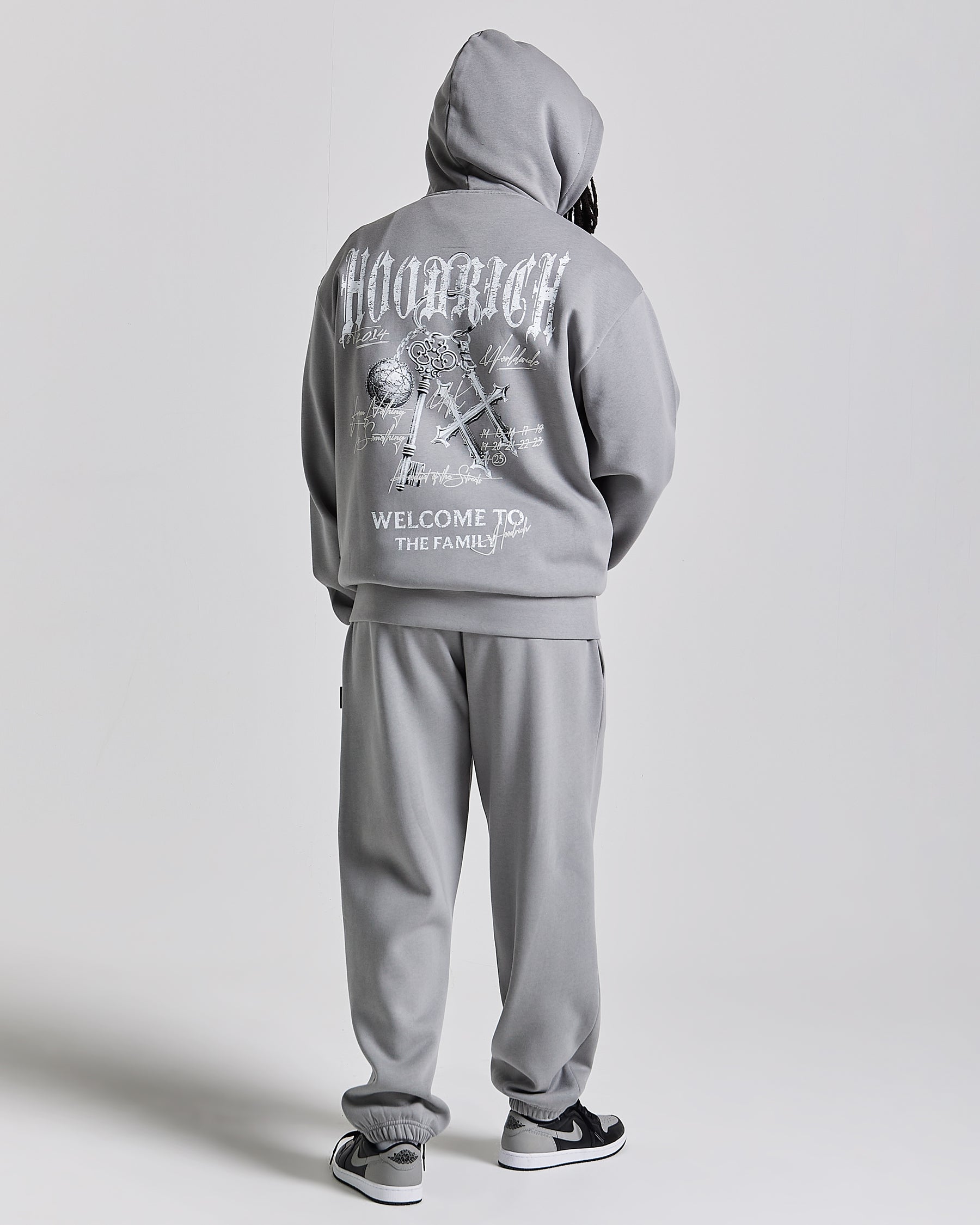 Rite Oversized Jogger - Grey/White