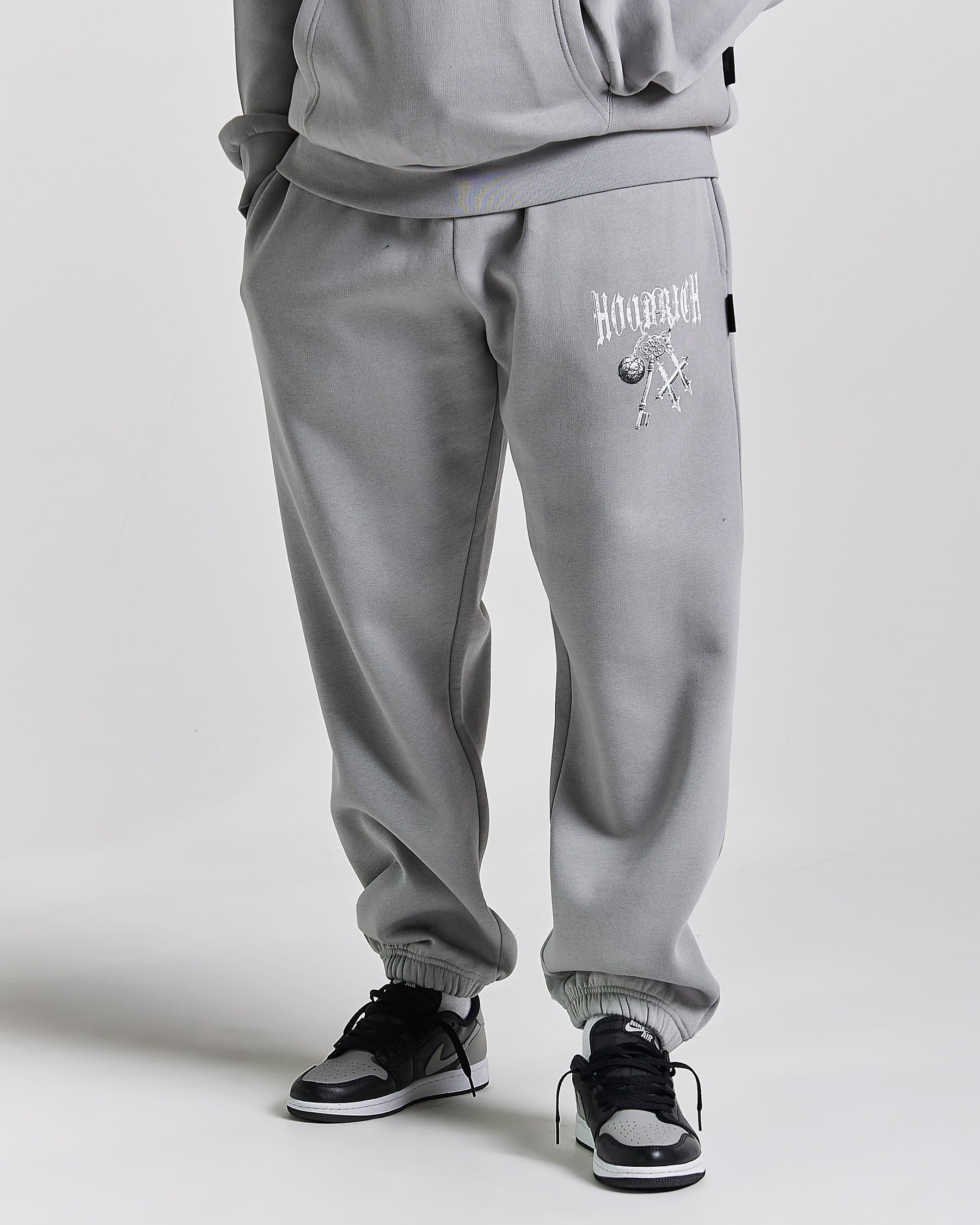 Rite Oversized Jogger - Grey/White