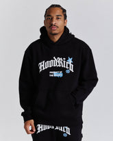 Starr Hoodie  - Black/White/Blue