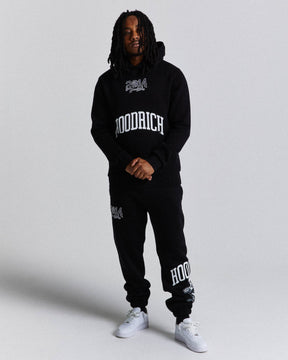 Menace Hoodie - Black/White/Grey