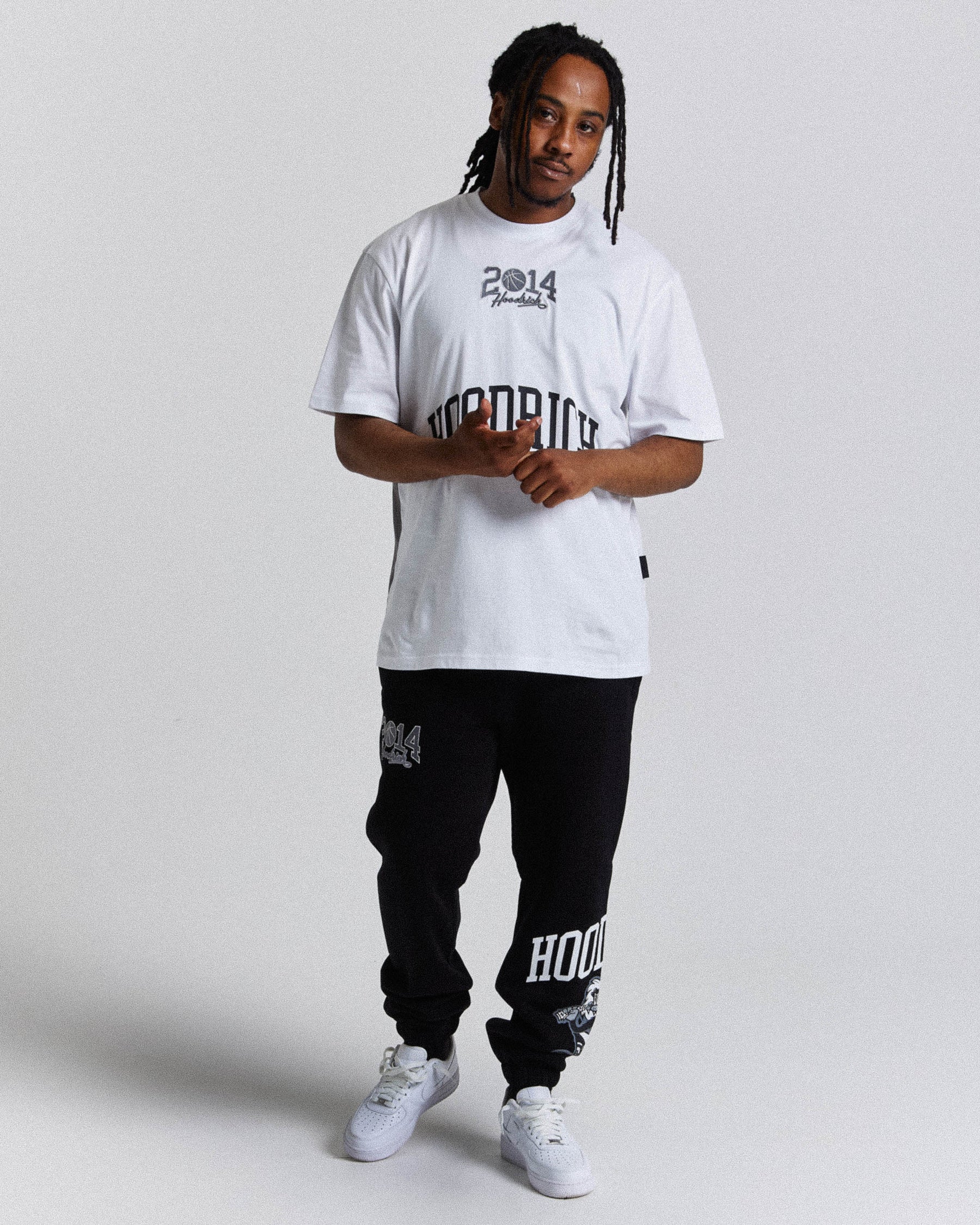 Menace T-Shirt - White/Black/Grey