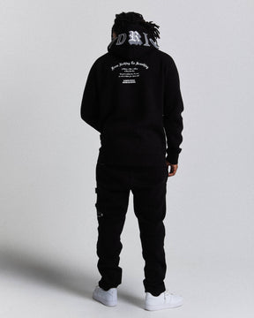 Stature Hoodie - Black/White/Grey