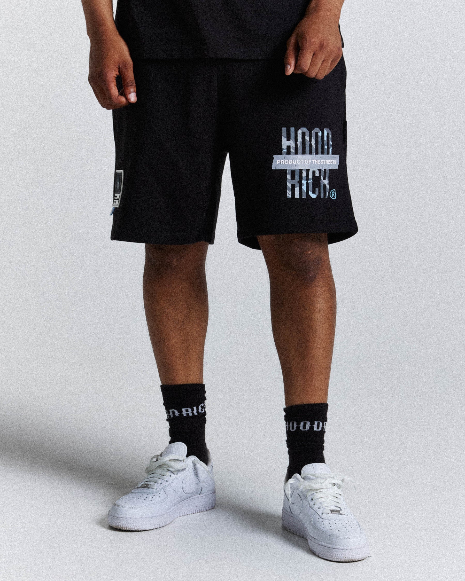 Territory Shorts - Black/Camo/Blue