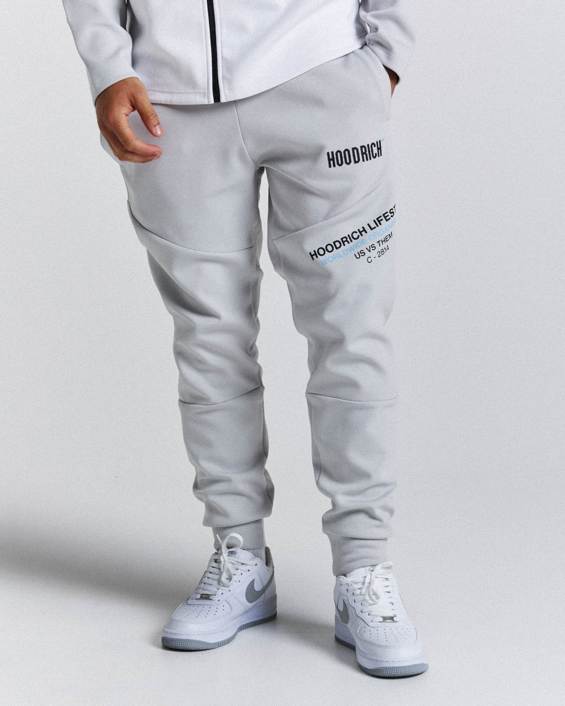 Cycle Joggers - Grey/White