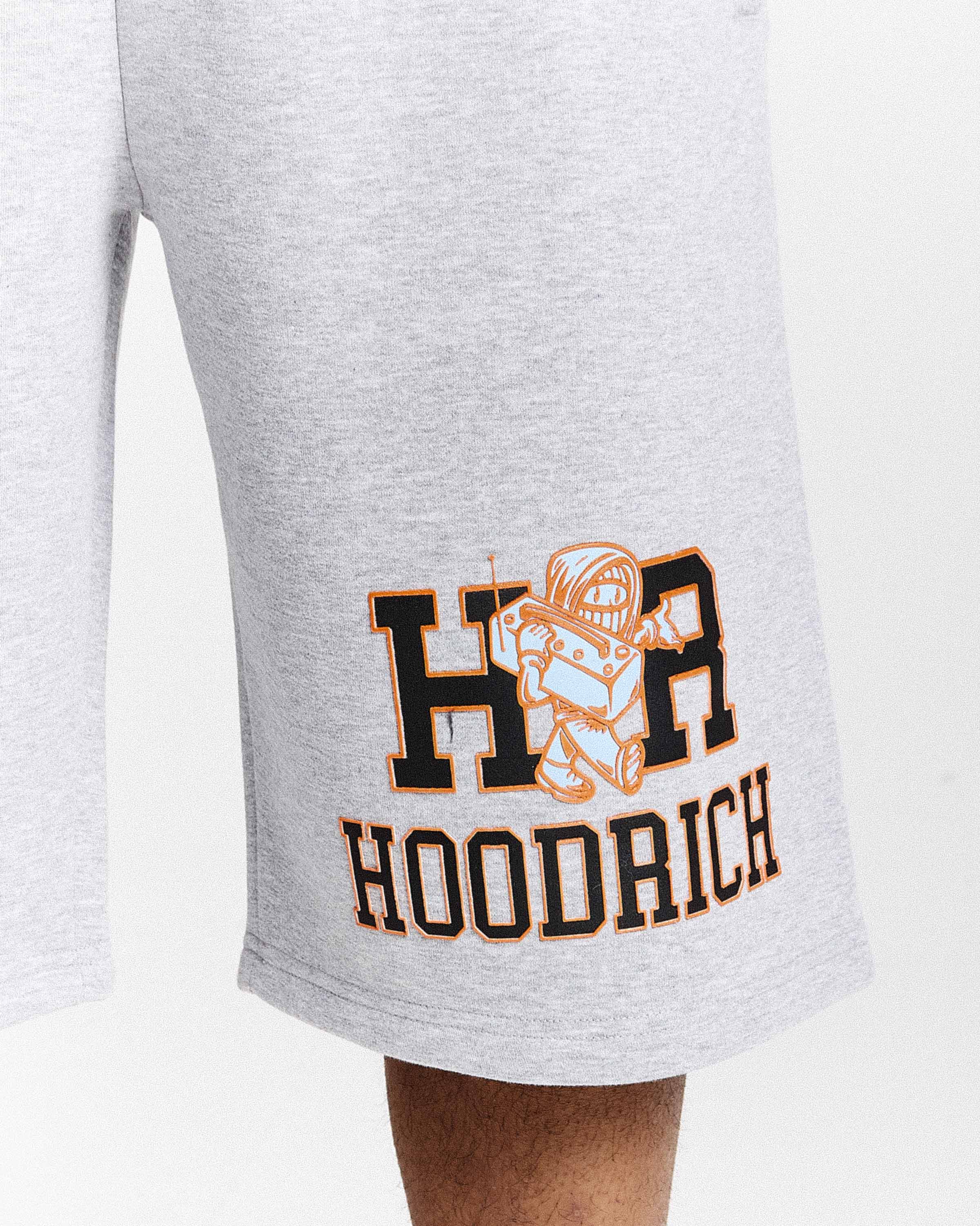 Loony Oversized Shorts - Dark Grey/White